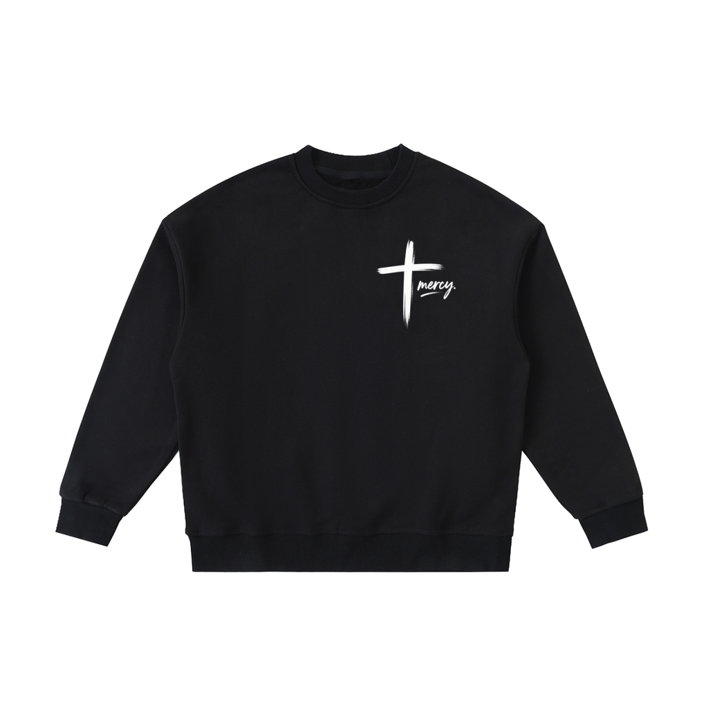 Mercy Rewrote Me Essential Fleece Kids' Crewneck Sweatshirt