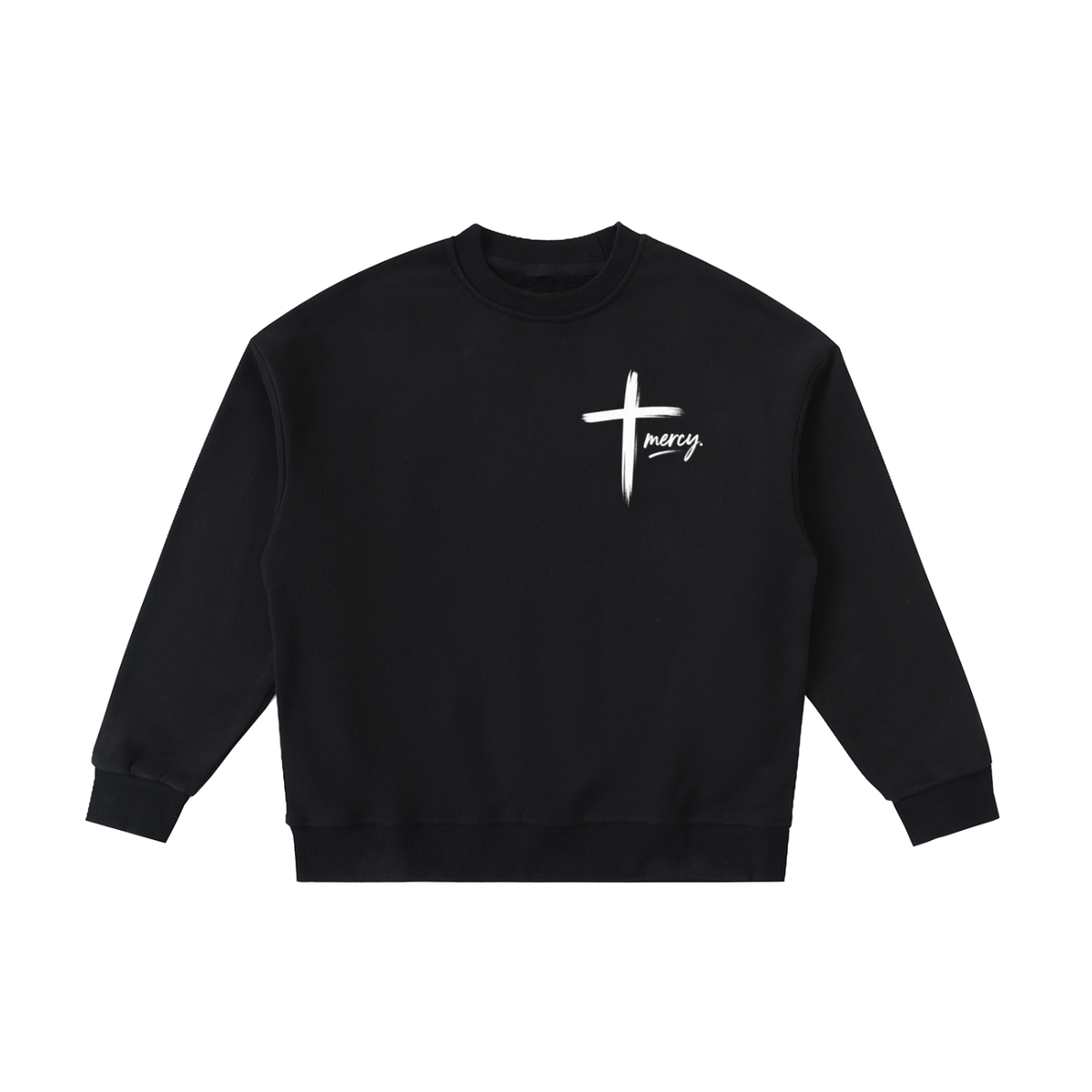 Mercy Rewrote Me Essential Fleece Kids' Crewneck Sweatshirt