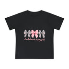 "So God Made Country Girls" Baby T-Shirt Pink Bow Graphic