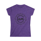 God is I am Women's T-Shirt - Classic White Softstyle Tee