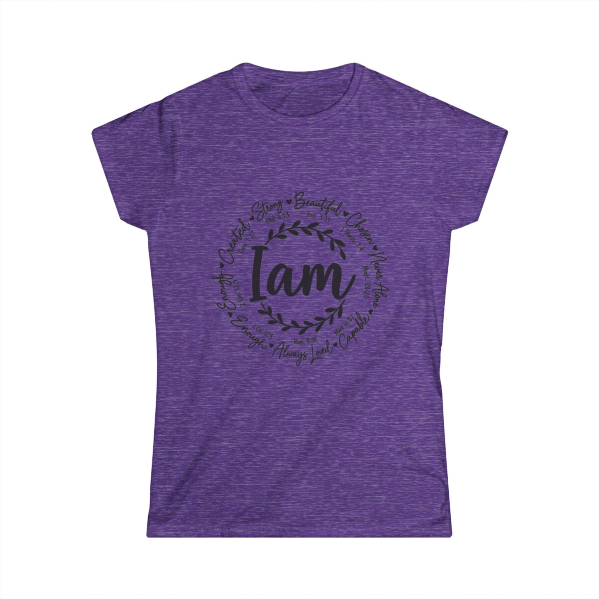 God is I am Women's T-Shirt - Classic White Softstyle Tee