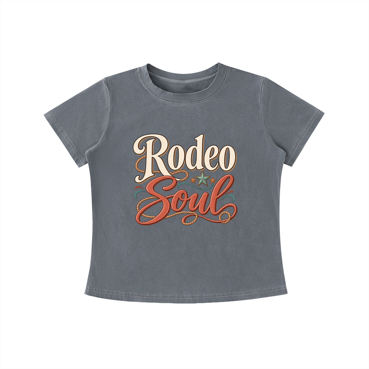 Rodeo Soul Vintage Wash Slim Fit T-shirt