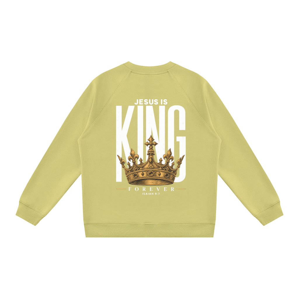 Jesus Is King Men's Regular Fit Crewneck Sweatshirt