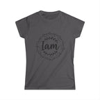 God is I am Women's T-Shirt - Classic White Softstyle Tee