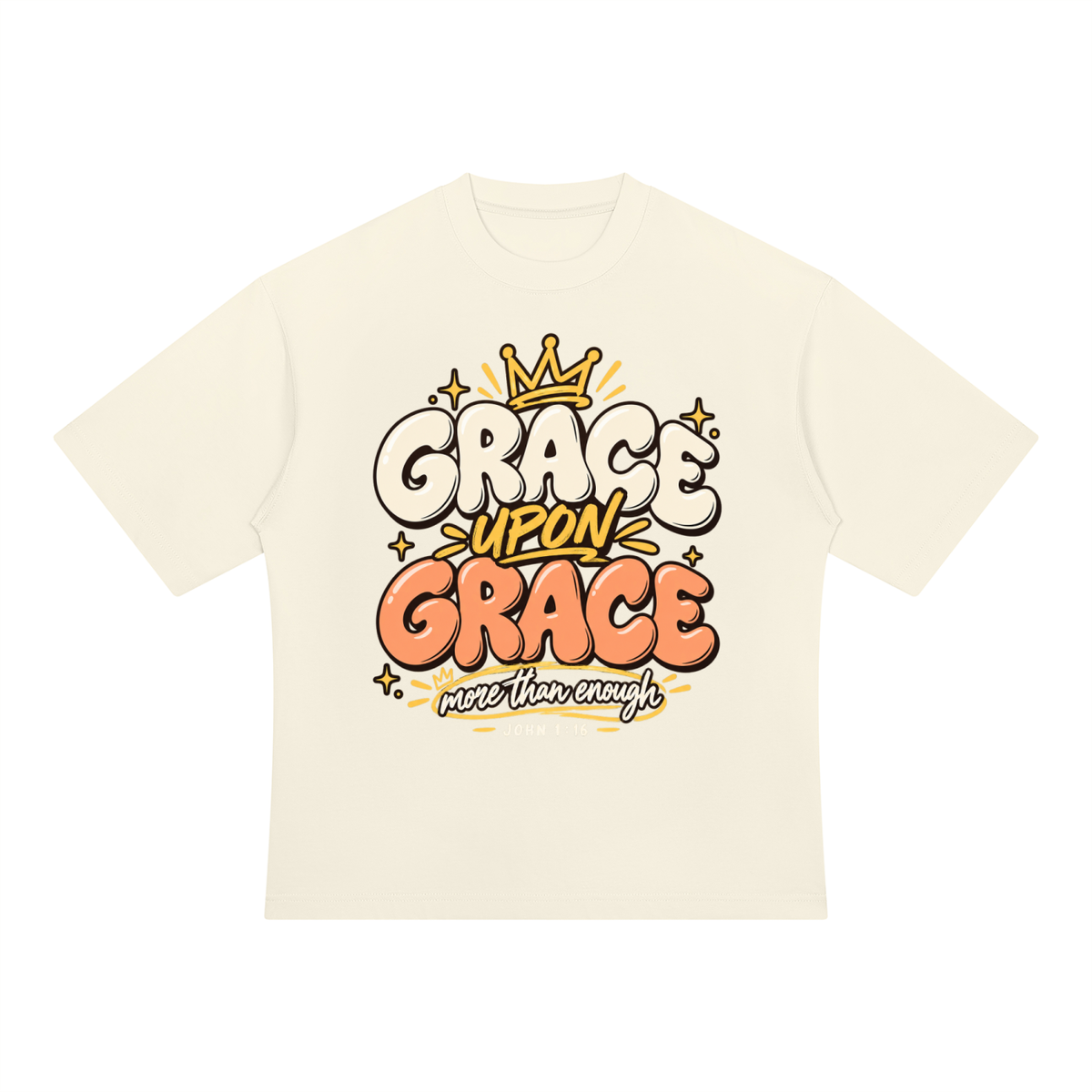 Grace Upon Grace Heavyweight Oversized T-Shirt