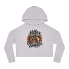"Hello Football Season" Fall Game Day Sweatshirt Cropped Hoodie