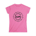 God is I am Women's T-Shirt - Classic White Softstyle Tee