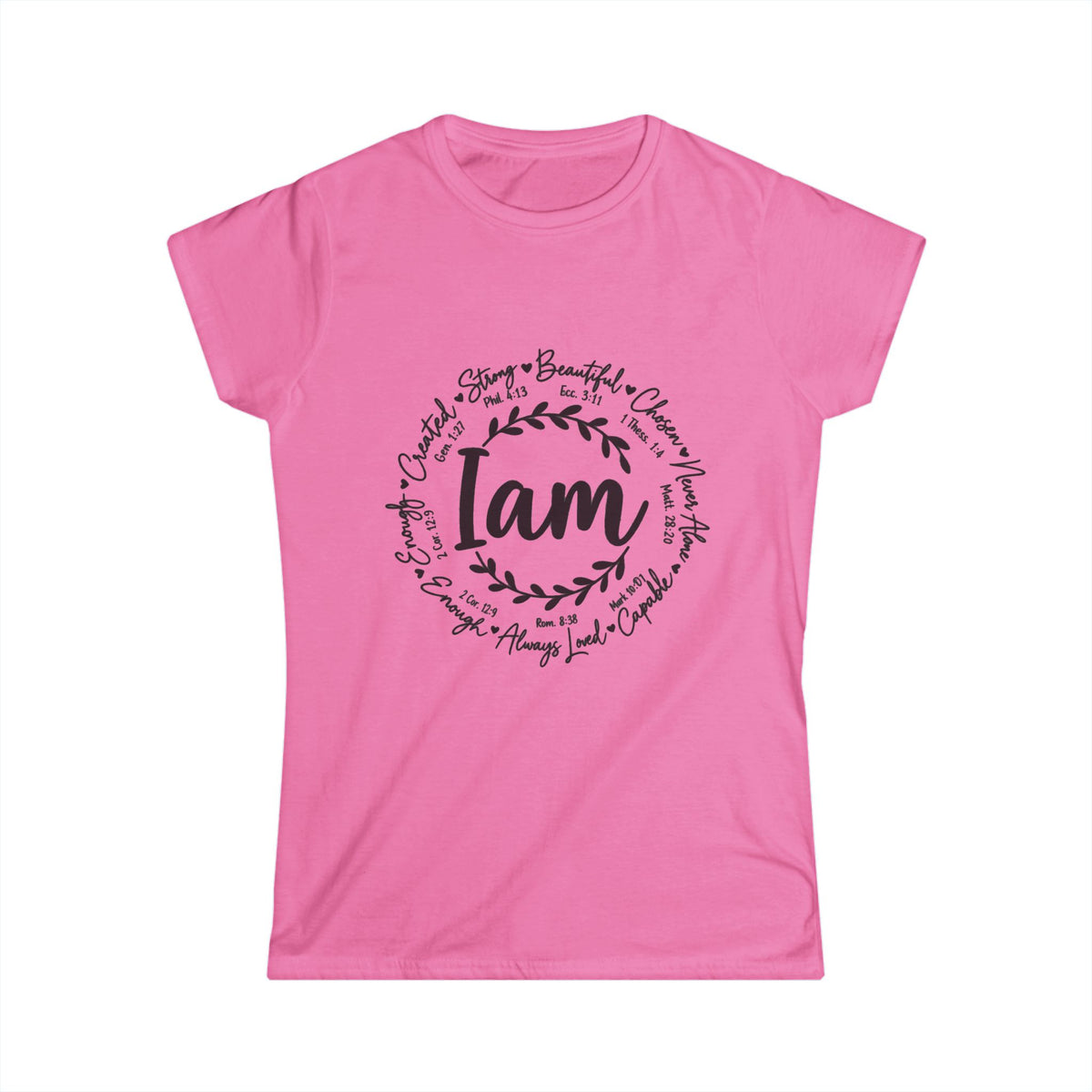 God is I am Women's T-Shirt - Classic White Softstyle Tee