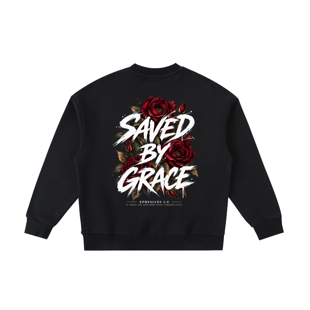 Saved by Grace Essential Fleece Kids' Crewneck Sweatshirt