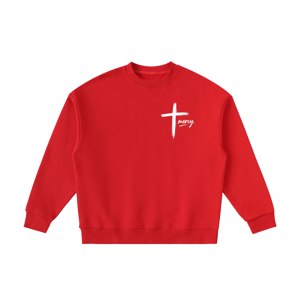 Mercy Rewrote Me Essential Fleece Kids' Crewneck Sweatshirt