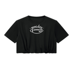 Game Day Women’s Crop Bubble Hem T-Shirt