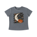 Halloween Moon Vintage Wash Slim Fit T-shirt