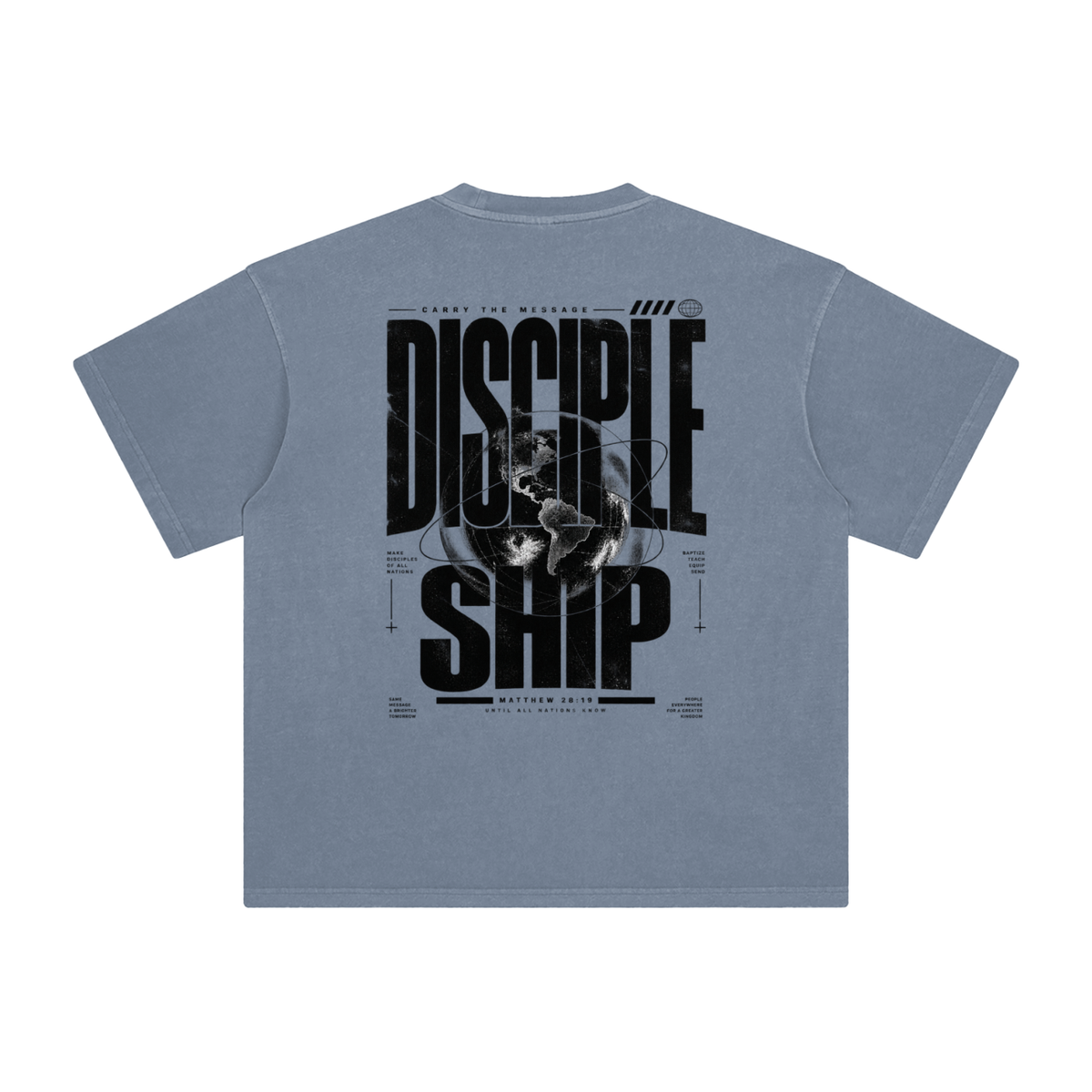 Discipleship Carry the Mission Enzyme Washed T-Shirt