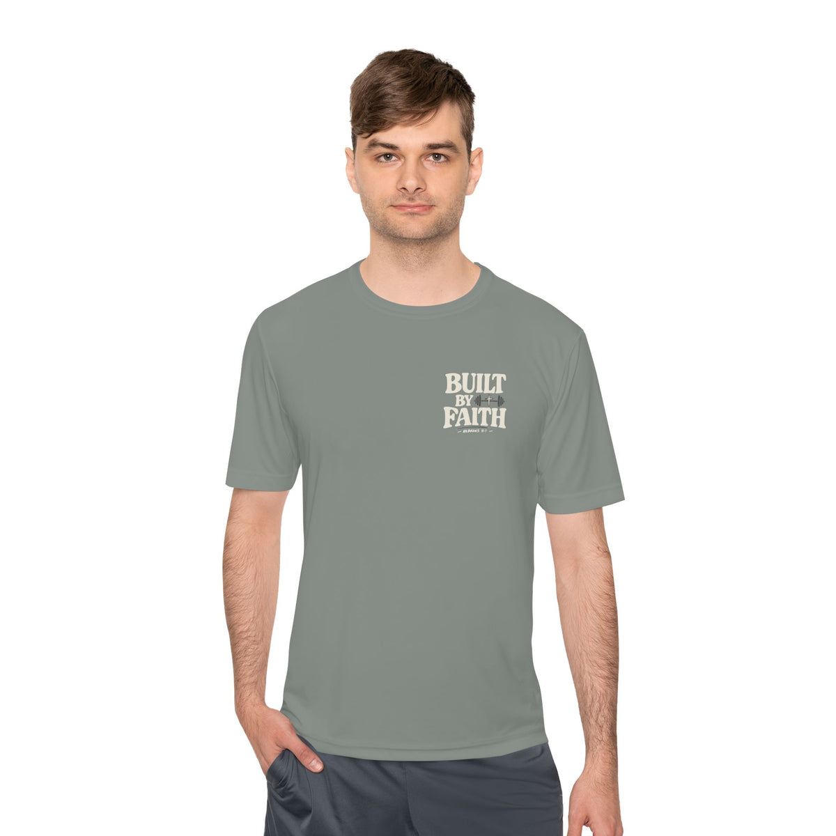 Built by Faith Workout Tee