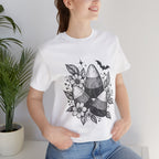 Candy Corn Floral Tee — Halloween Candy Corn Shirt