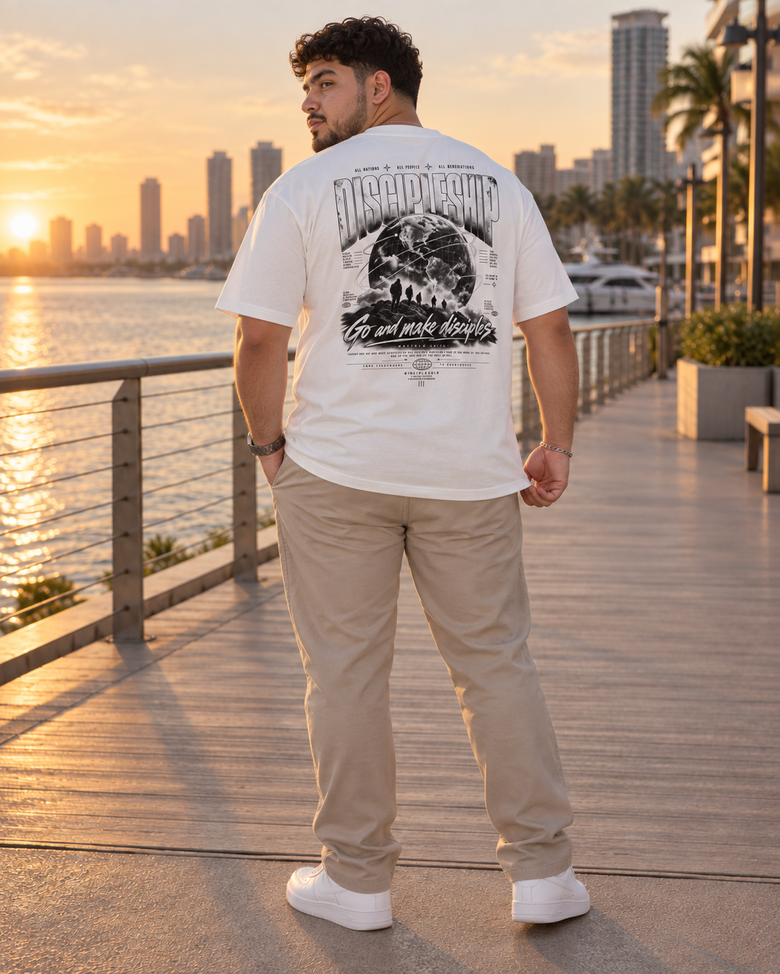 Discipleship Go & Make Disciple Heavyweight Oversized T-Shirt