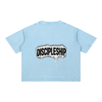 Discipleship Drip Mineral Wash Boxy Cotton T-Shirt