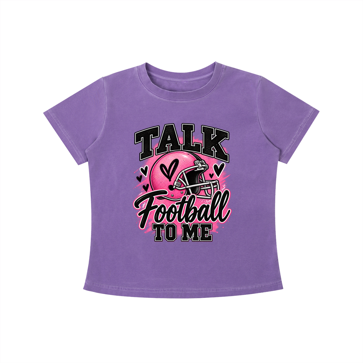 Talk Football to Me Vintage Wash Slim Fit T-shirt