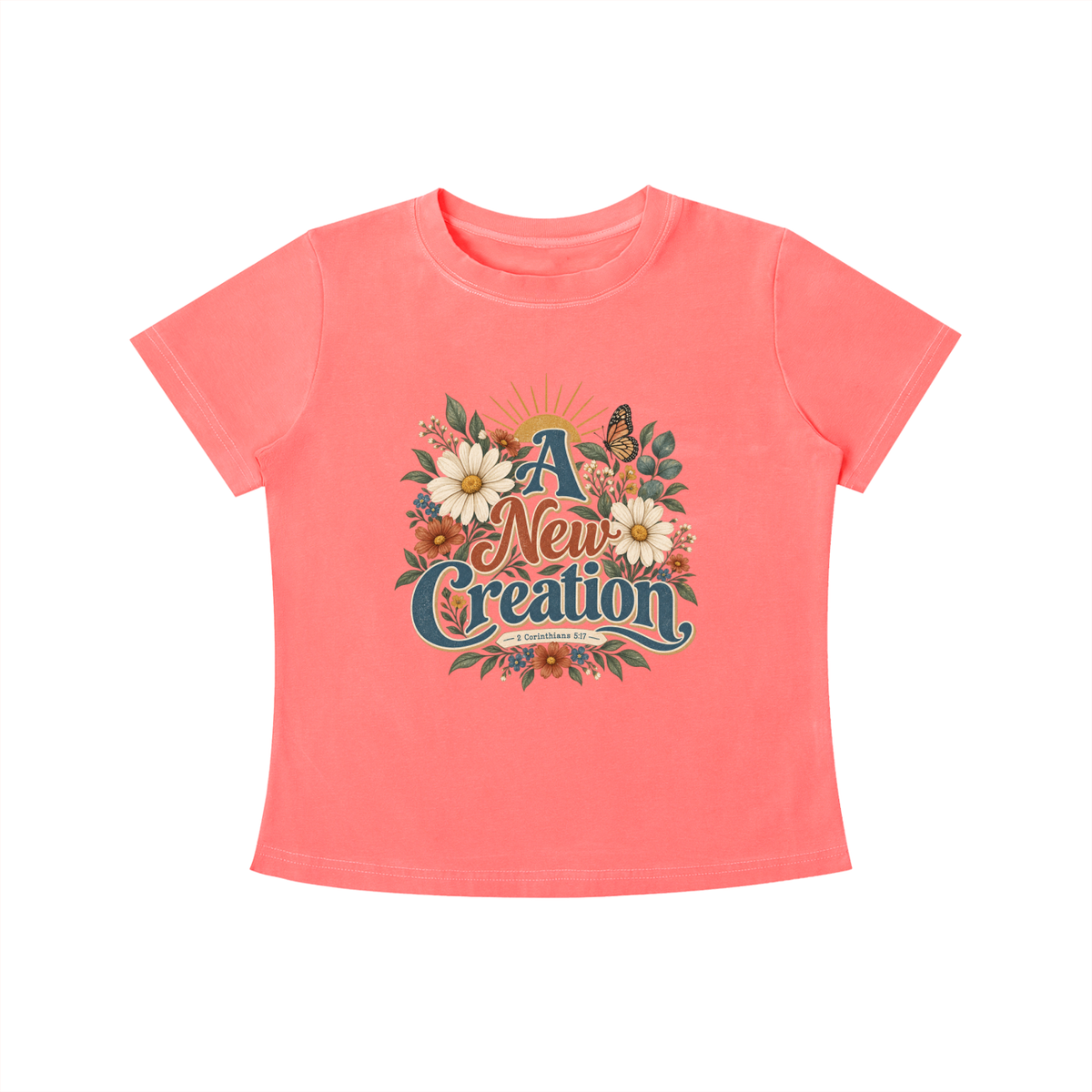 A New Creation Vintage Wash Slim Fit T-shirt