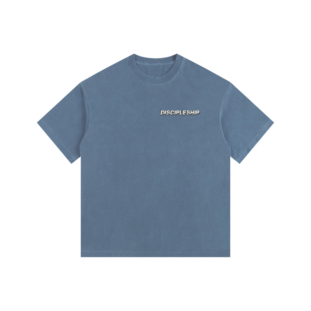 Discipleship Essential  Vintage Washed Oversized Cotton T-Shirt