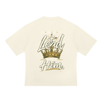 WWJD Green & Gold Mens Heavyweight Oversized T-Shirt