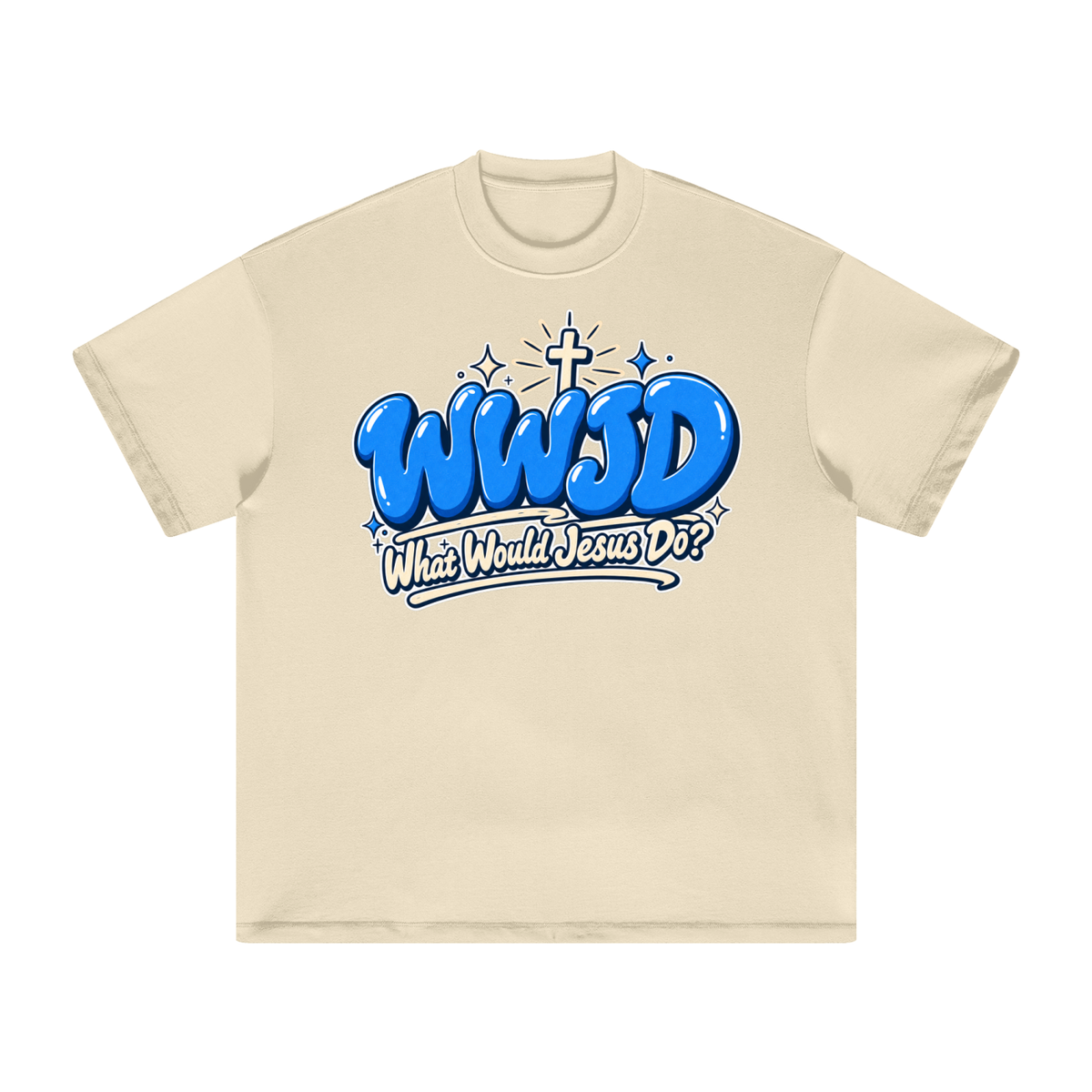 WWJD Heavyweight Earth Tone T-Shirt