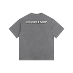 Discipleship Essential  Vintage Washed Oversized Cotton T-Shirt