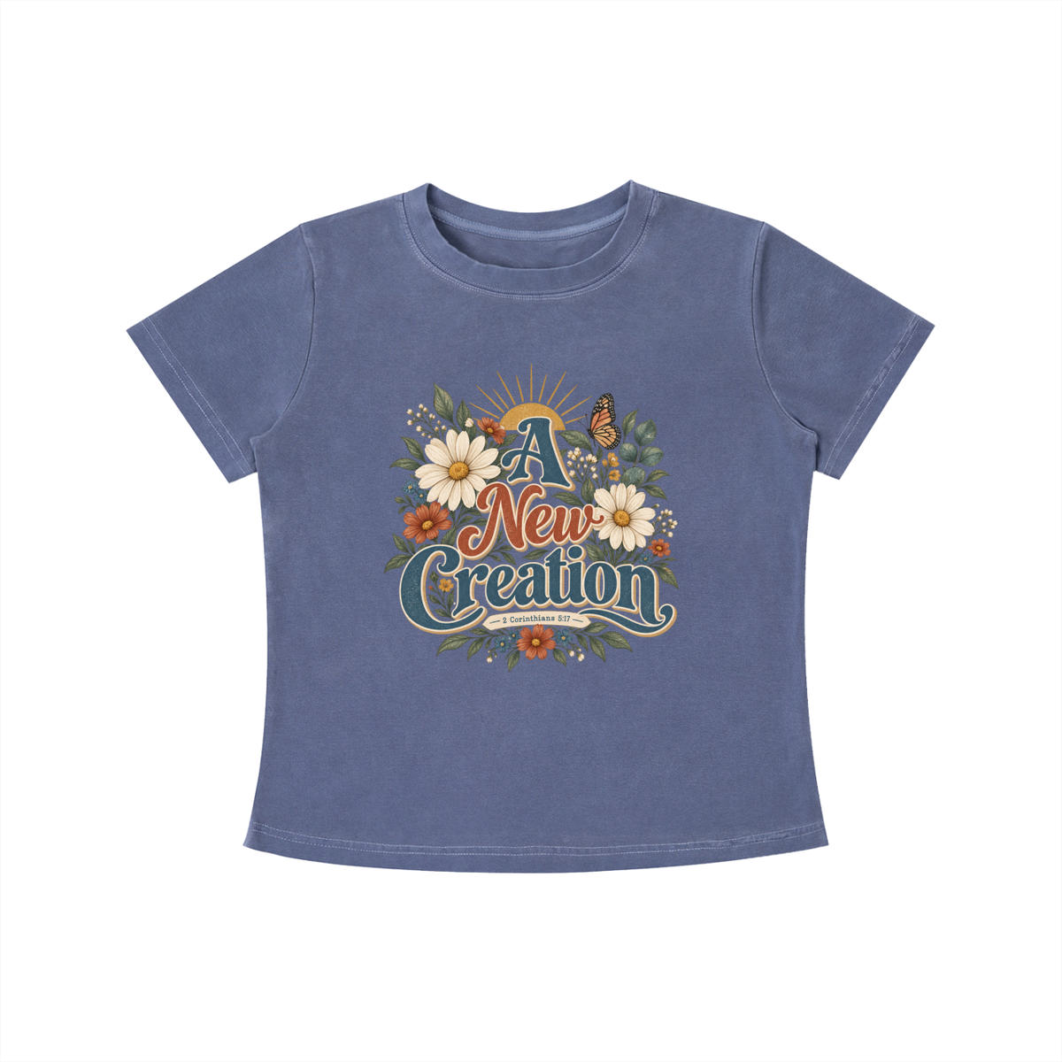 A New Creation Vintage Wash Slim Fit T-shirt