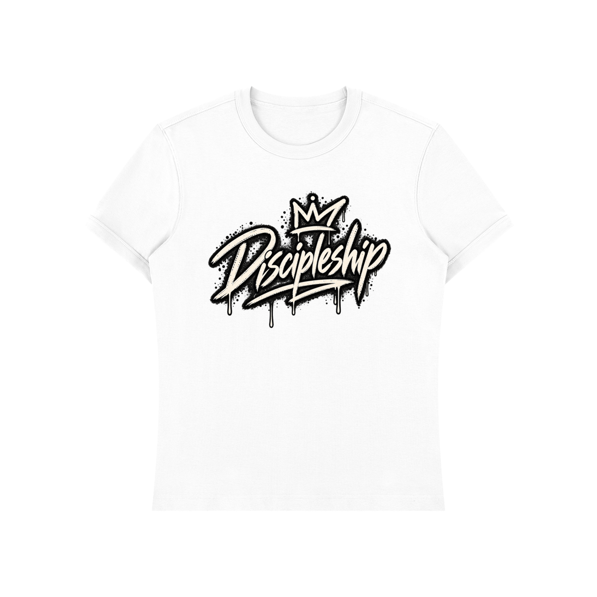Discipleship Crown Tee Men's Heavyweight Slim Fit T-Shirt