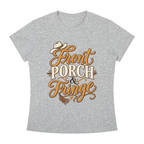 Front Porch Fringe Women's Slim Fit Crewneck T-Shirt