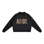 Abide Essential Fleece Mock-Neck Crew Sweatshirt