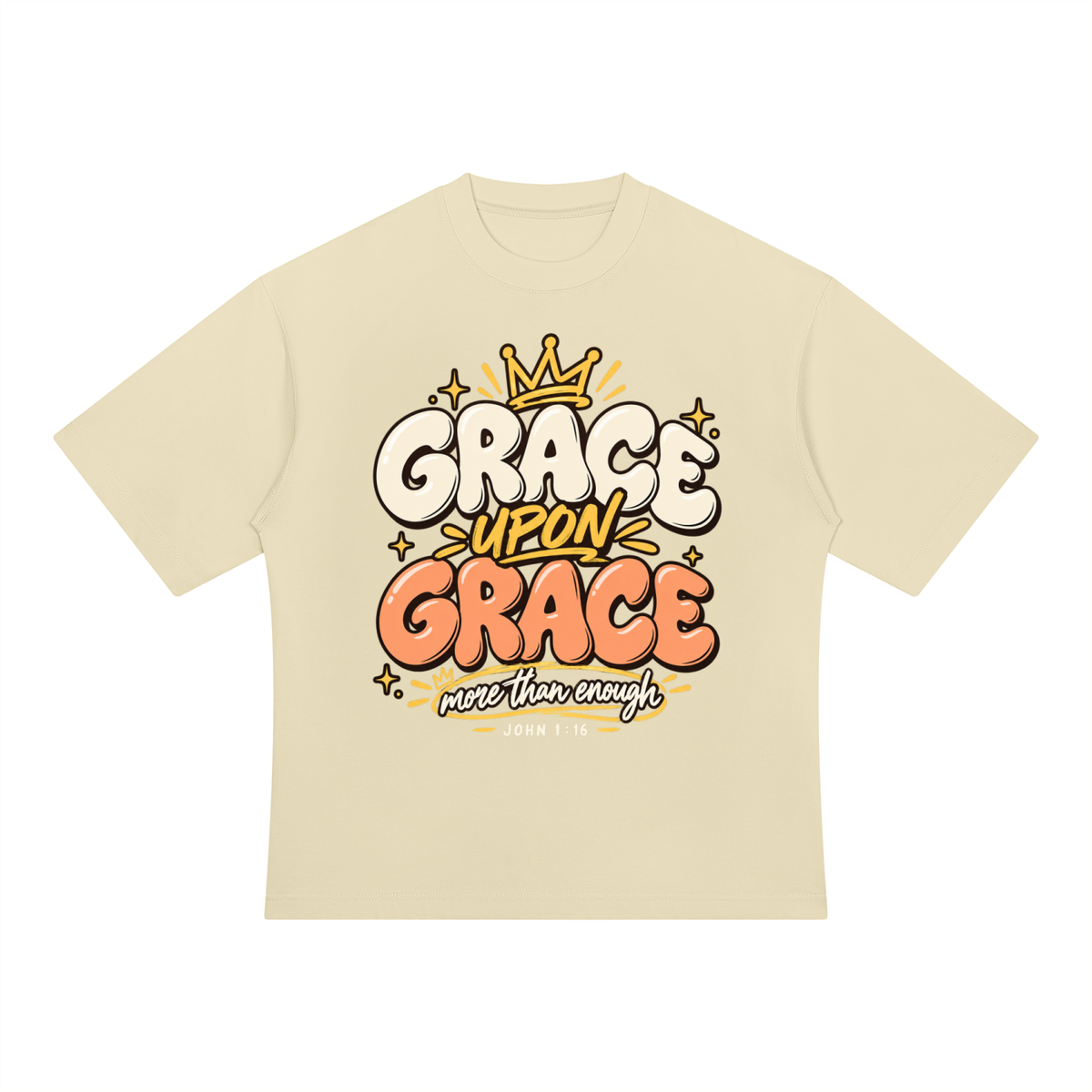 Grace Upon Grace Heavyweight Oversized T-Shirt