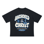 Anchored In Christ Unisex Drop Shoulder Cotton T-Shirt
