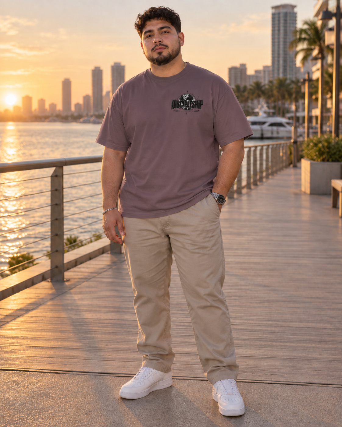 Discipleship Go & Make Disciple Heavyweight Oversized T-Shirt