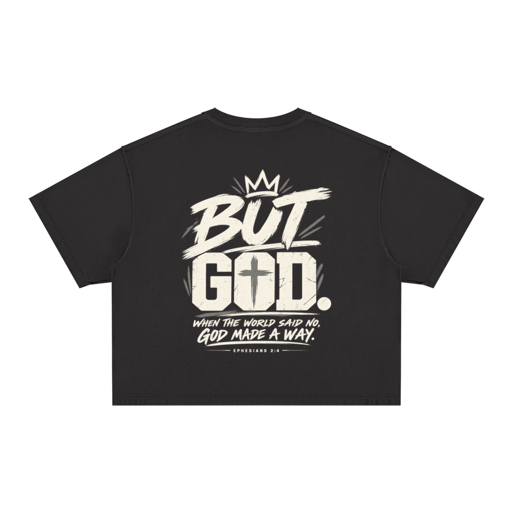 But God Vintage Wash Boxy T-Shirt