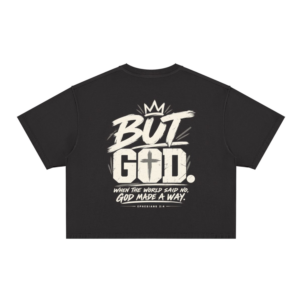 But God Vintage Wash Boxy T-Shirt
