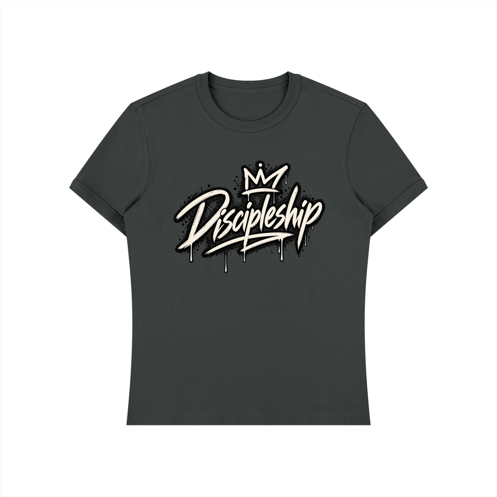Discipleship Crown Tee Men's Heavyweight Slim Fit T-Shirt