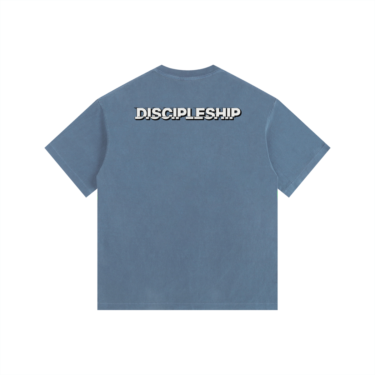 Discipleship Essential  Vintage Washed Oversized Cotton T-Shirt