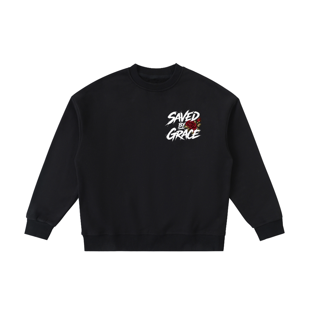 Saved by Grace Essential Fleece Kids' Crewneck Sweatshirt