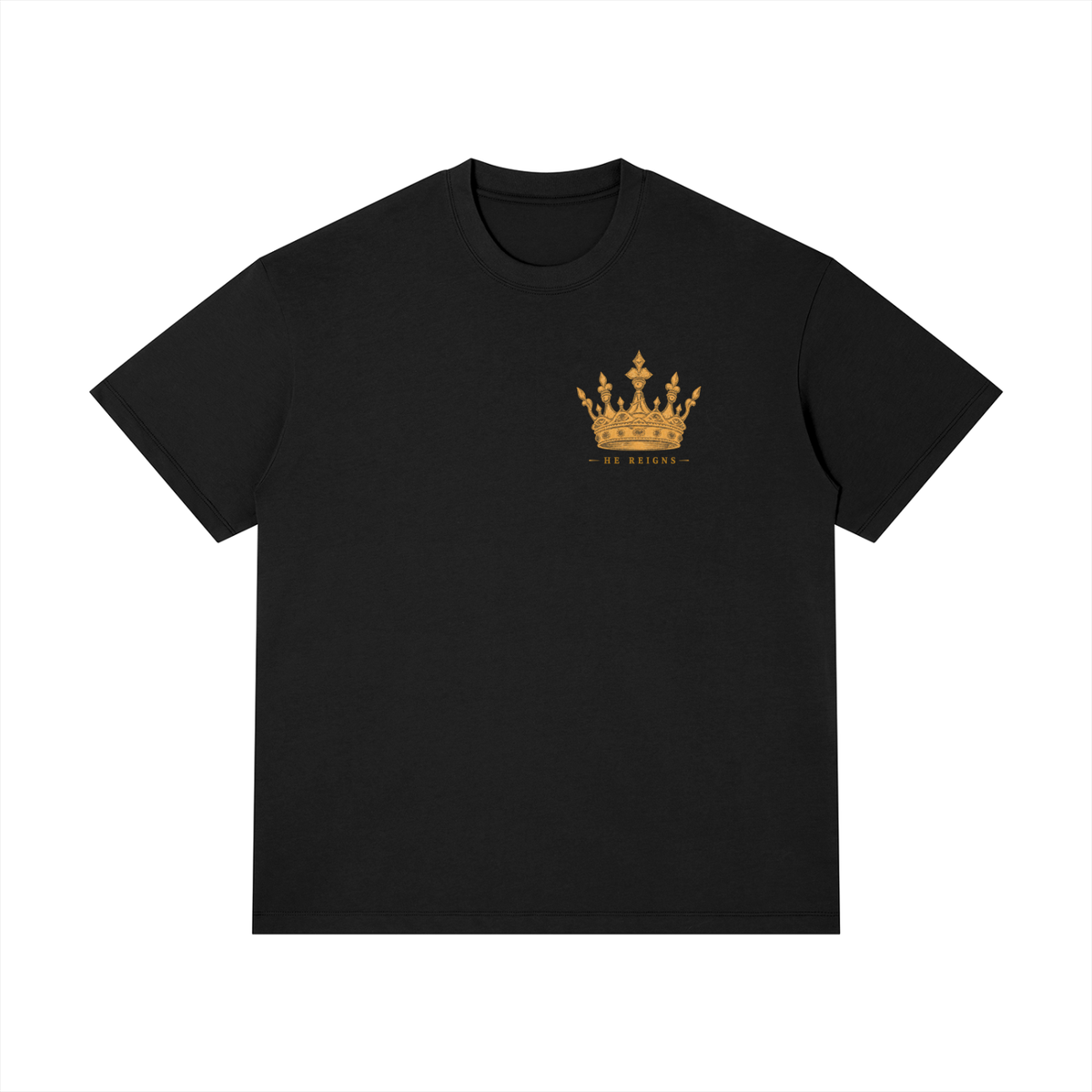 He Reigns Regular Fit Crewneck T-Shirt