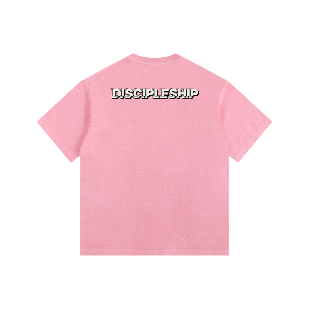 Discipleship Essential  Vintage Washed Oversized Cotton T-Shirt