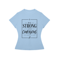 Be Strong and Courageous Women’s Slim Fit Performance T-Shirt