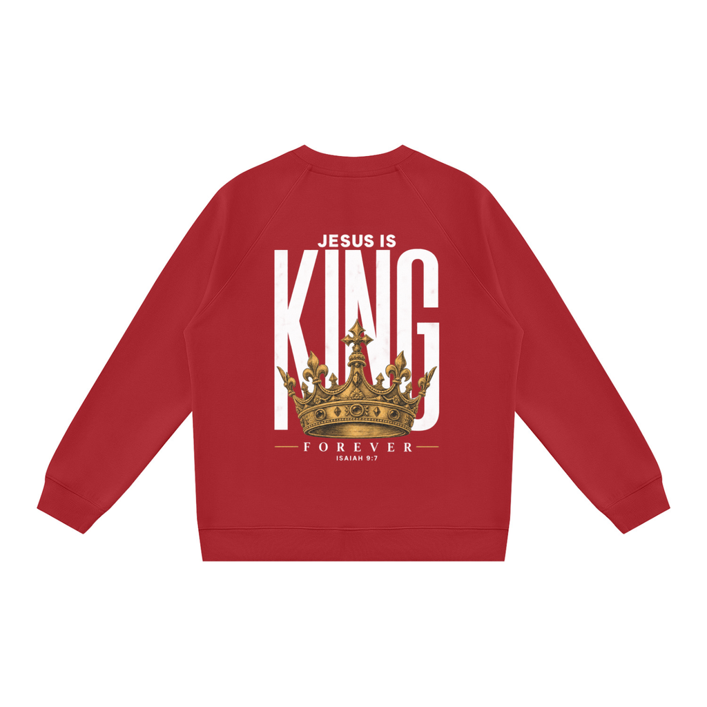 Jesus Is King Men's Regular Fit Crewneck Sweatshirt