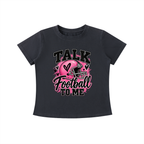 Talk Football to Me Vintage Wash Slim Fit T-shirt