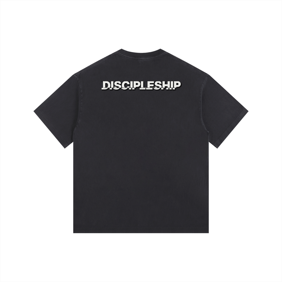 Discipleship Essential  Vintage Washed Oversized Cotton T-Shirt