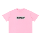 Discipleship Drip Mineral Wash Boxy Cotton T-Shirt