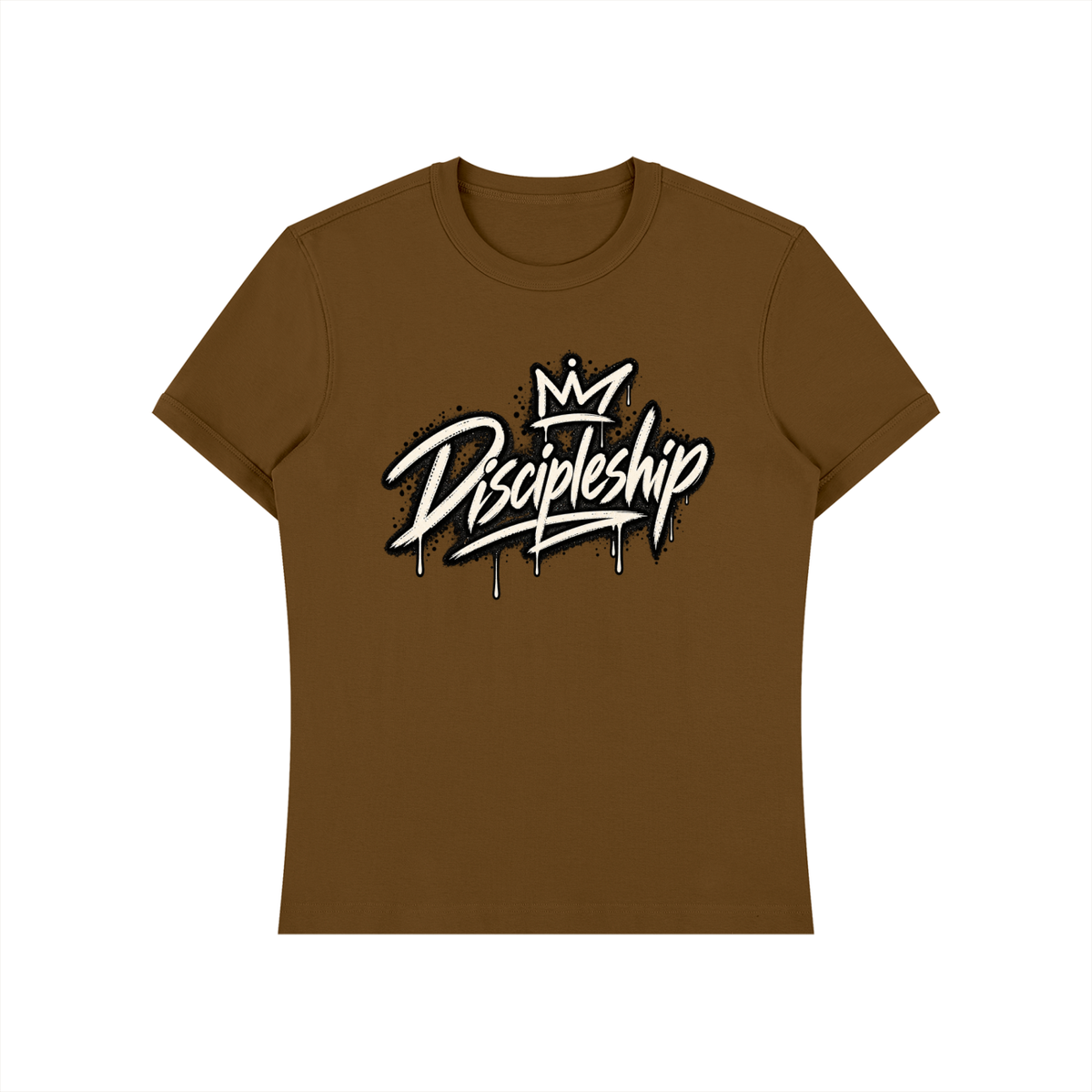 Discipleship Crown Tee Men's Heavyweight Slim Fit T-Shirt