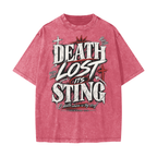 Death Lost it's Sting Heavyweight Snow Washed T-Shirt