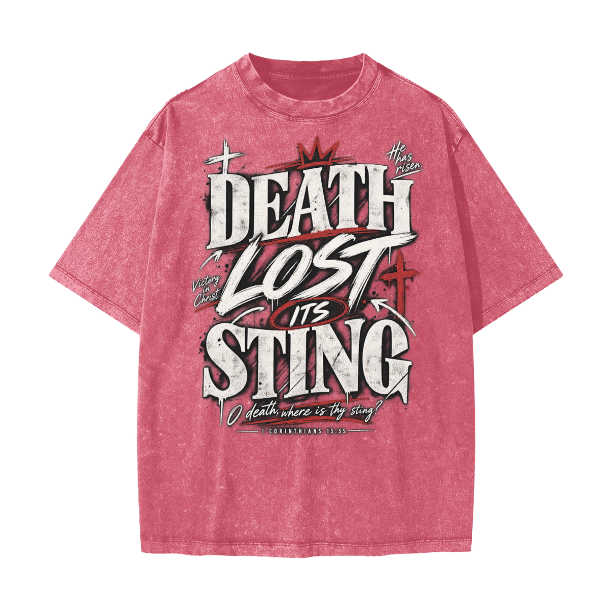 Death Lost it's Sting Heavyweight Snow Washed T-Shirt