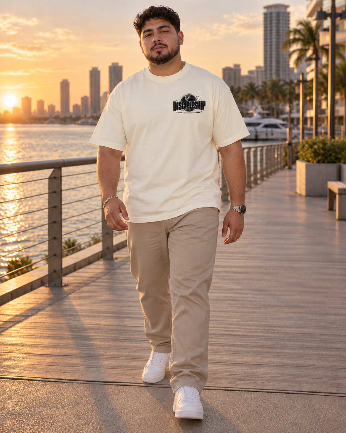 Discipleship Go & Make Disciple Heavyweight Oversized T-Shirt